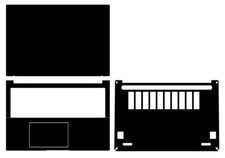 Carbon Vinyl Laptop Sticker Skin Decals Cover for ASUS Vivobook 16 M1603Q 16"