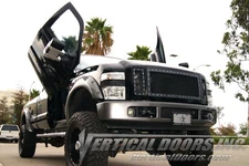 Ford F250 F350 Superduty 99-16 Lambo Style Vertical Doors INC  Bolt On Hinge Kit