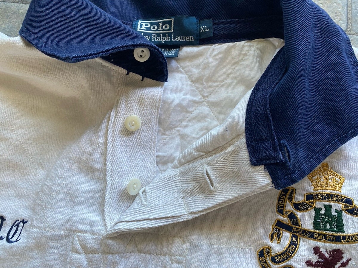 Vintage XL Ralph Lauren Polo NYC Rugby Long Sleeve Shirt Vintage XL Ralph Lauren Polo NYC Rugby Long Sleeve Shirt