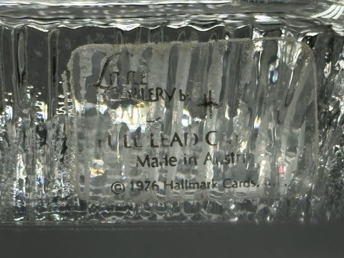 Hallmark 1976 Little Gallery Irish Blessing Etched Crystal Figurine Austria - Picture 11 of 13
