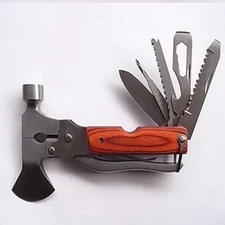 Multi Tool Hammer Saw Axe Knife Wire Cutter Pliers Wrench Screwdriver 