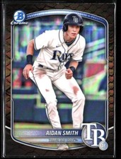 2025 Bowman Chrome AIDAN SMITH 1st Bowman Reptilian Refractor #BCP-81 Rays
