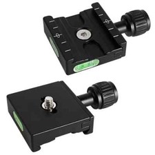 Adapter Plate Square Clamp with Gradienter for Tripod Ball Head Arca Swiss