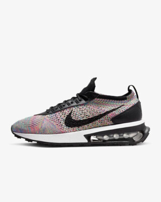 New Womens 11.5 Nike Air Max Flyknit Racer Ghost Green Pink Shoes DM9073-300