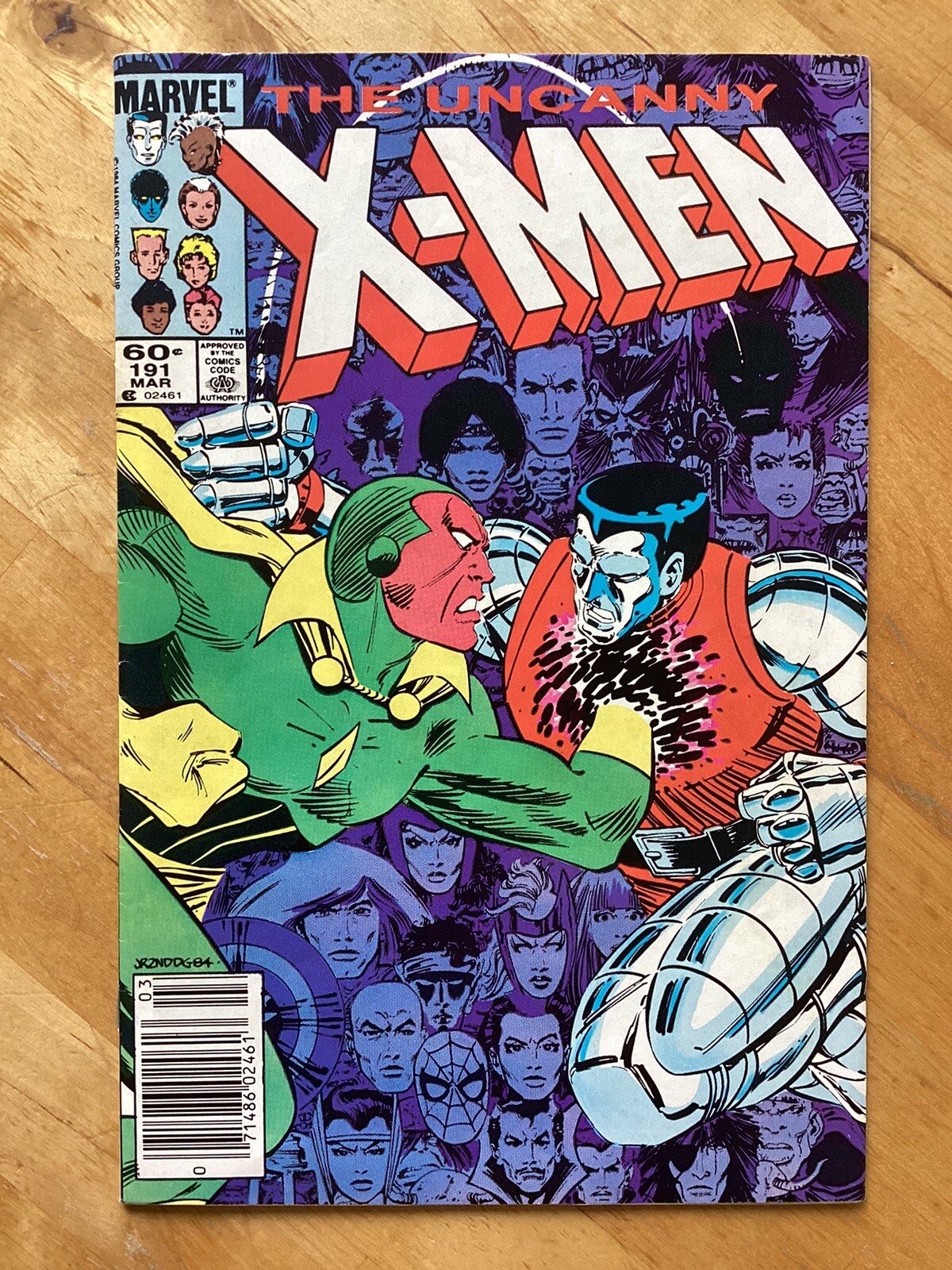 UNCANNY X-MEN #191 (Marvel, 1985) Key ~ 1st Nimrod ~ Newsstand