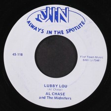 AL CHASE & MIDNITERS: lubby lou / oh yes my darling JIN 7" Single 45 RPM