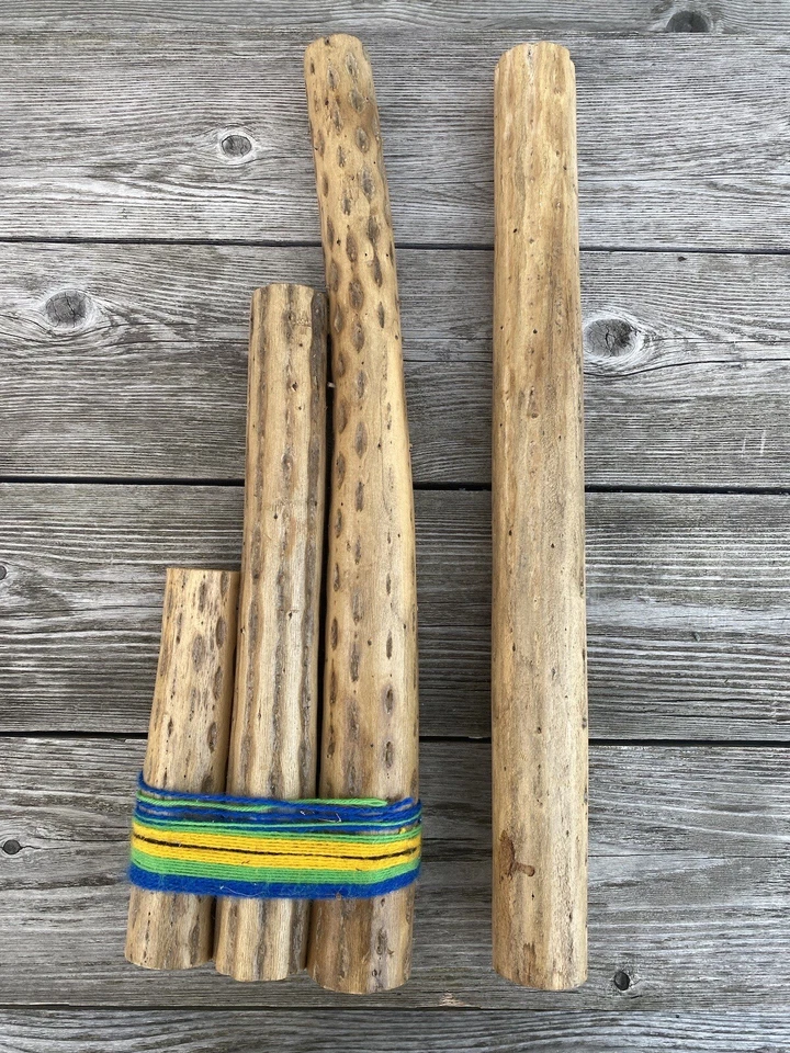 2 Rain Sticks (19”, 13”, 7”) & (19”) Musik Percussion Handtrommel Schlagzeug Band - Bild 2 von 4