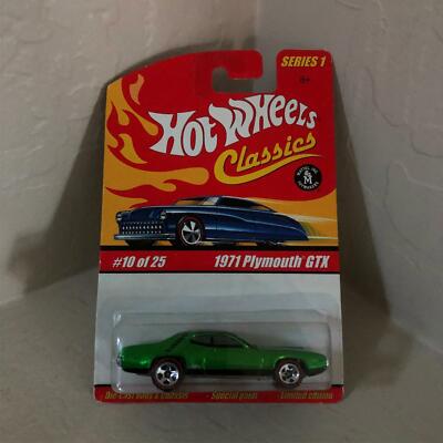 Hot Wheels Series 1 Classics Limited edition # 10 71 Plymouth GTX choose color