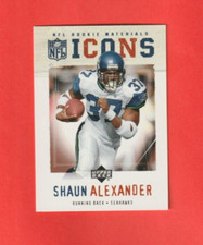 2005 Upper Deck Rookie Materials ICONS # IC-10 Shaun Alexander SEATTLE SEAHAWKS