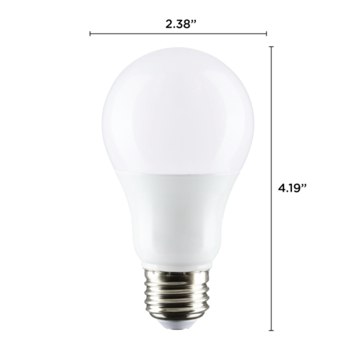 LED Dimmable A19 Bulb 9.8W =60W 800 Lumens 2700K Warm White Frosted Medium E26 - Picture 2 of 3