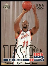 1995-96 Upper Deck #318 Karl Malone Dream Team III USA Basketball '96 Atlanta