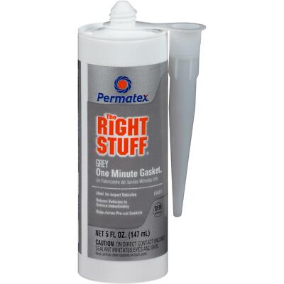 Permatex The Right Stuff Grey Gasket Maker 5 oz. 1 Minute Gasket Sensor Safe