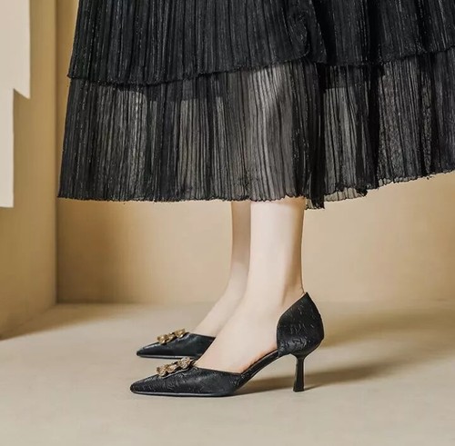 Escarpins Hogan By TOD'S - Cuir Nubuck Noir - Taille 38 - Occasion