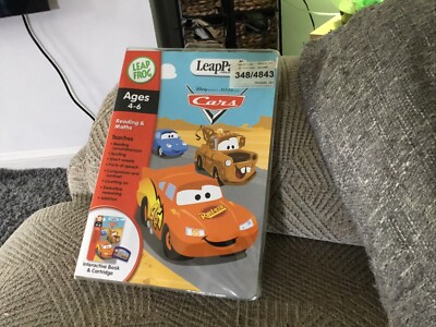 LeapFrog LeapPad Disney Cars Alter 4 - 6 interaktives Buch und Cartridge