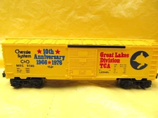 Lionel 9740 Chessie System Great Lakes Div TCA 10th Anniversary Car 1966-76 NEW