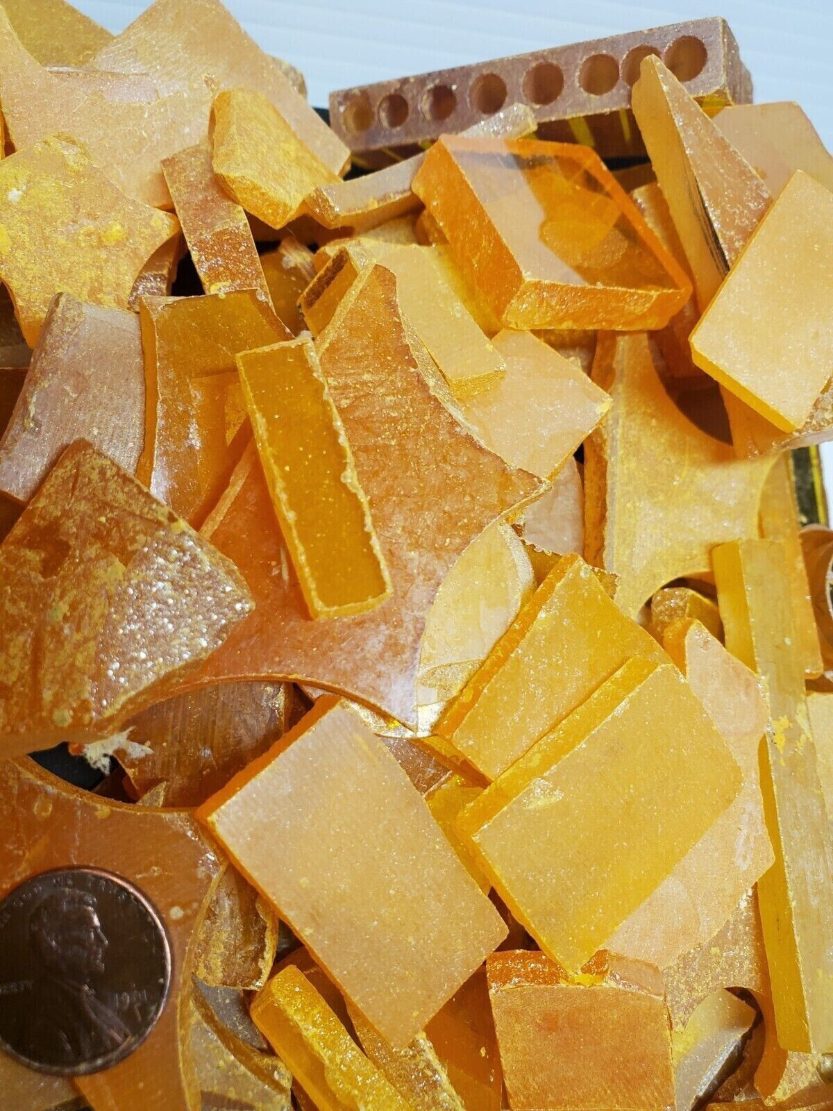 4+ Pounds ZNSE Zinc Selenide Crystal Substrate Raw Optics Material LOT