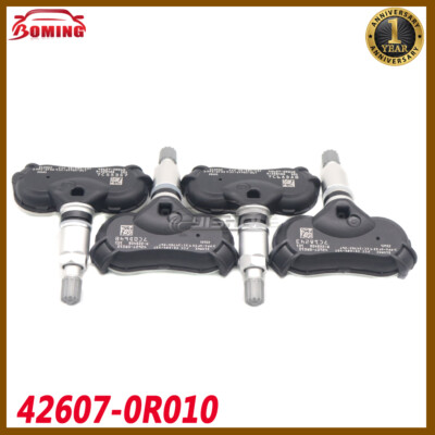 4Pcs New Tire Pressure Sensor TPMS 42607-0R010 for Toyota RAV4 Without Smart Key