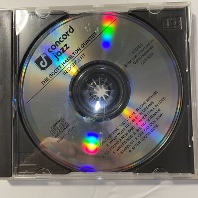 The Scott Hamilton Quintet In Concert CD