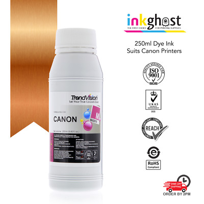 250ml Magenta dye ink for Canon printer CLI 521 CLI521XL CISS & refill cartridge