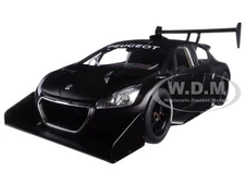 2013 PEUGEOT 208 T16 PIKES PEAK RACE CAR PLAIN BLACK VERSION 1/18 AUTOART 81356
