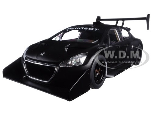 Autoart 1/18 Peugeot 208 T16 Pikes Peak 2013 Plain Body Black 81356