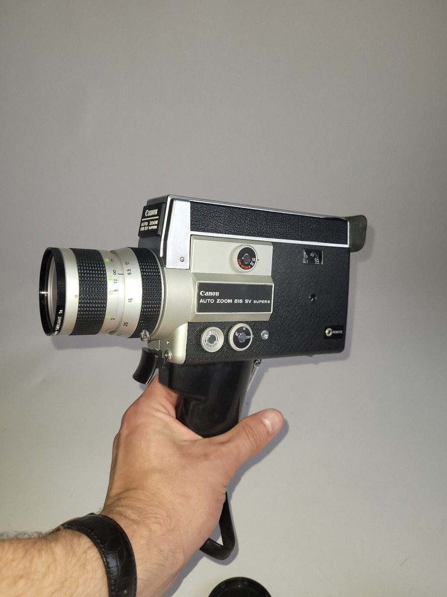 Canon Auto Zoom 518 Super 8 Movie Video Film Camera with Super 8