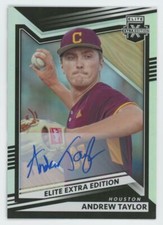 2022 Panini Elite Extra Edition Signatures Andrew Taylor Auto Houston Astros #80