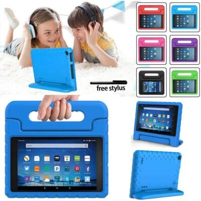 EVA Handle Stand Tablet Folio Cover Case For Amazon Fire 7/HD 8/HD 8 Plus/2024