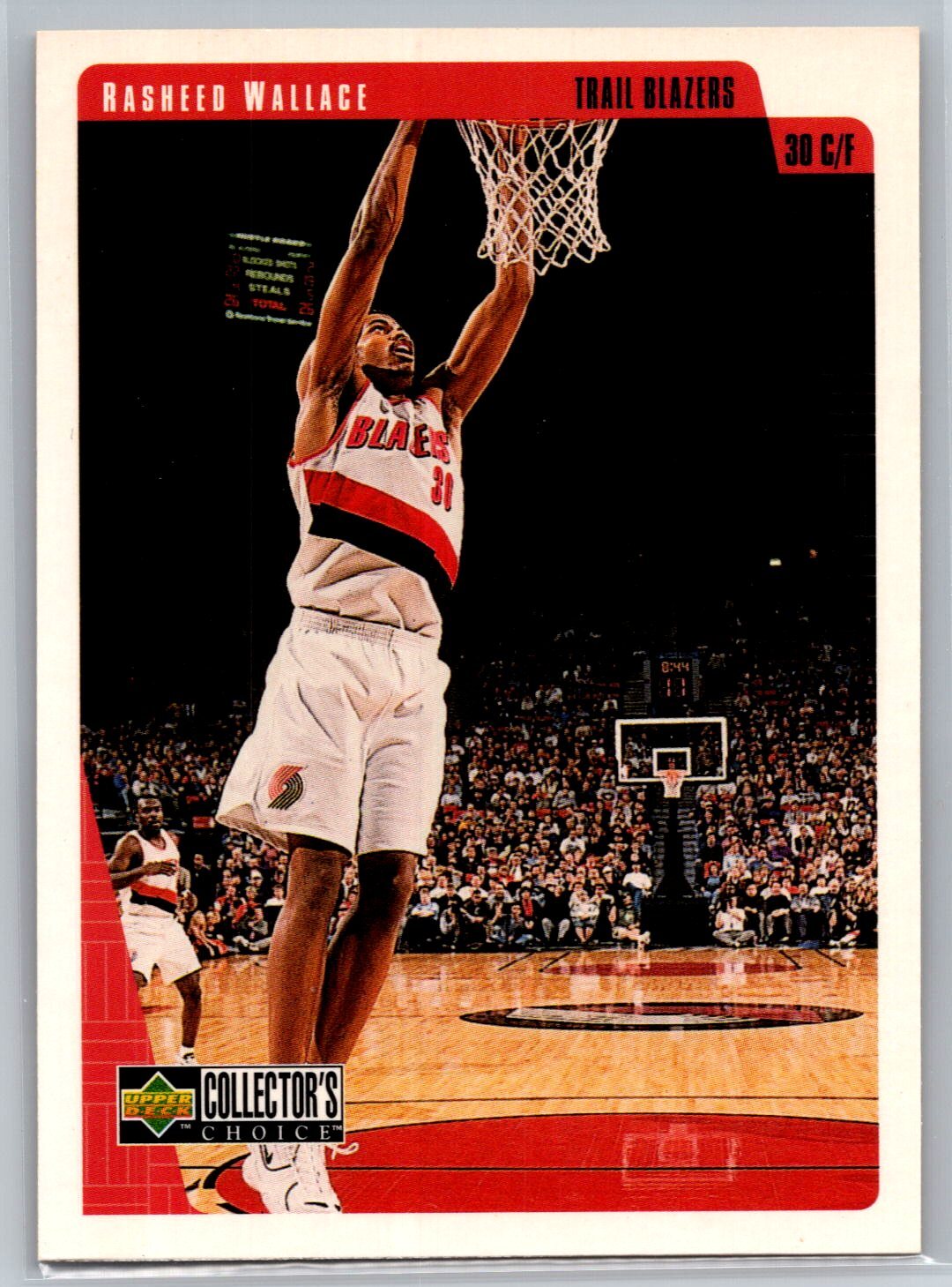 1997-98 Collector's Choice #313 Rasheed Wallace