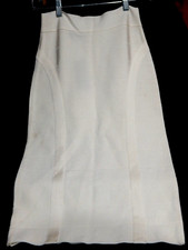 Bebe Midi Bandage Solid Skirt K1 Small Cream