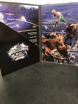 WWE Wrestlemania XXV 25th Anniversary 3-Disc DVD Set w/ 64-Page