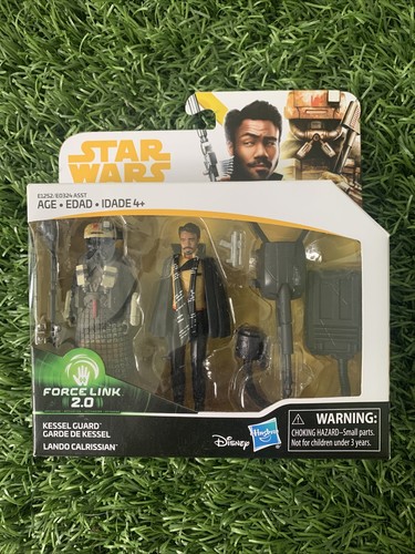 Star Wars Force Link 2.0 Lando Calrissian & Kessel Guard 2-Pack 3.75 - Neu