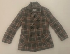 Paade Mode Boys Checked Peacoat Blazer Jacket Size 7
