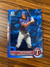 2022 Bowman Draft Sapphire DUSTIN HARRIS #BDC-41 Base Refractor Prospect
