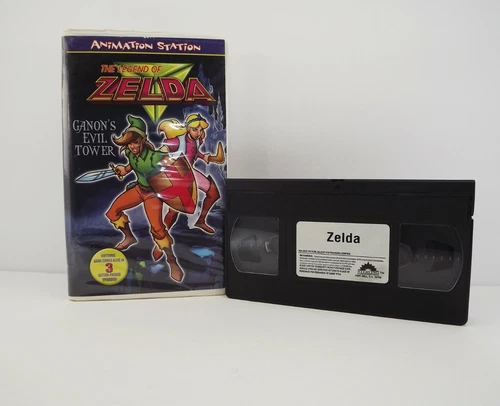VHS The Legend of Zelda - Ganon’s Evil Tower  Nintendo VERY HTF-Hard Case 