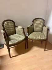 Antica coppia di poltrone italiano stile carlo X