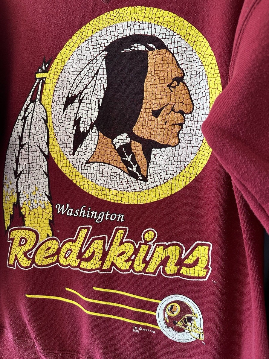 Vintage Washington Redskins Crew neck Sweatshirt BIG LOGO Sz M