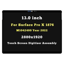 For Microsoft Surface Pro X 1876 2022 13" LCD Display Touch Screen Replacement