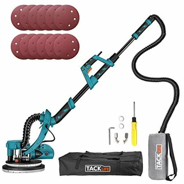 TACKLIFE Drywall Sander Wall Sander With Sanding Accessories Ideal for Home DIY