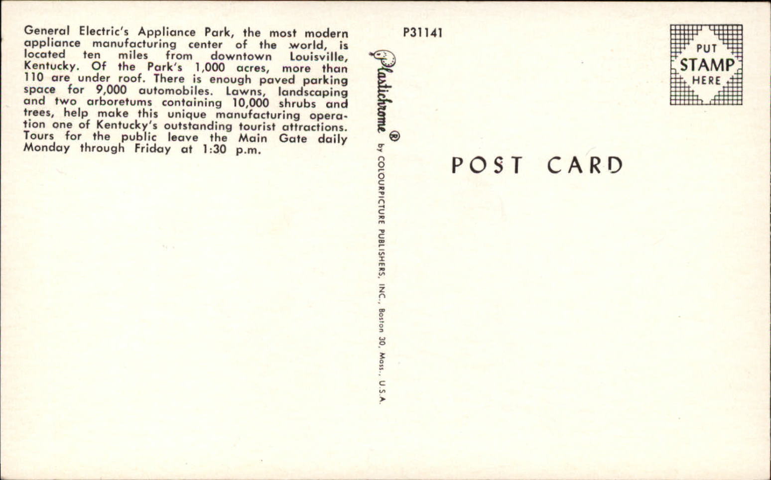 Louisville Kentucky General Electric Appliance Park aerial vintage