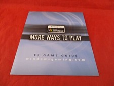Giochi per Windows E3 Guida Giochi 2005 Volantino Promozionale con Mappa Stand 
