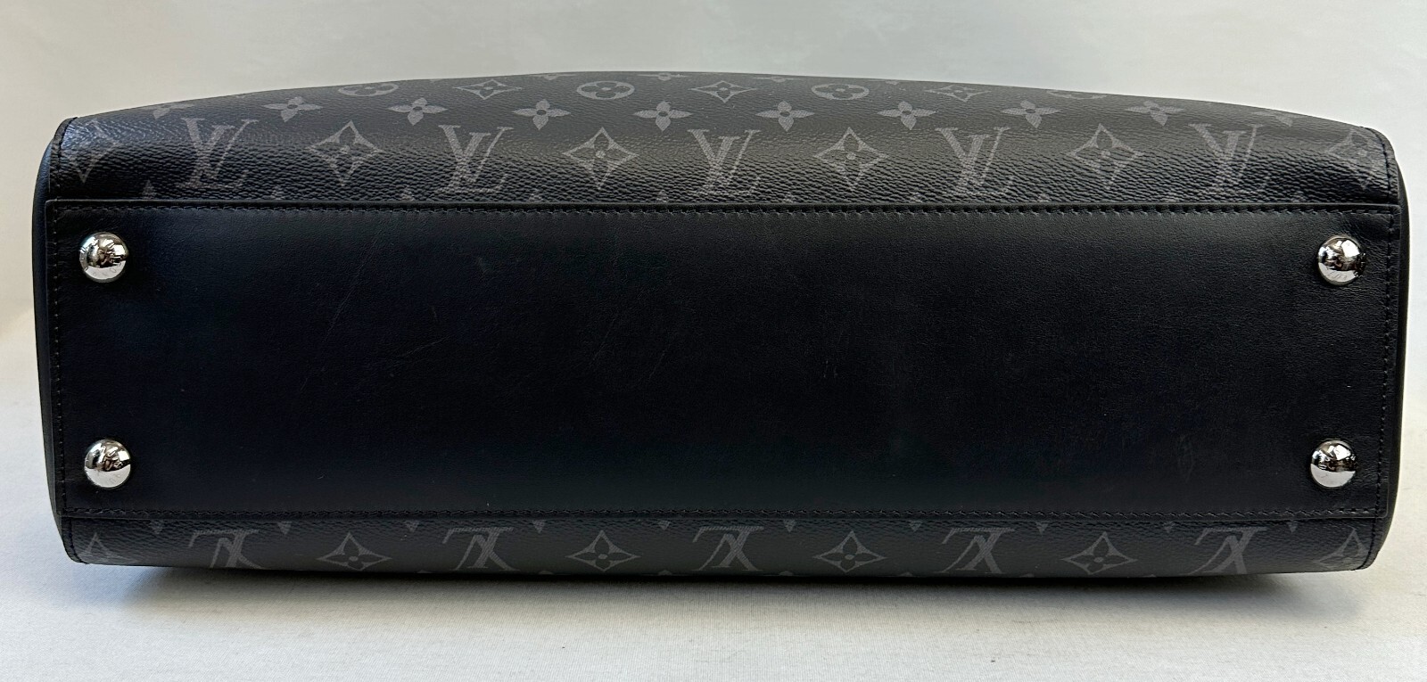 LOUIS VUITTON Monogram Exclipse Canvas Double Flat Messenger Tote 