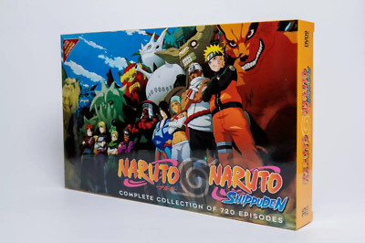 ENGLISH DUBBED DVD Naruto Shippuden Complete Vol 1-720 End Box Set Free Keychain