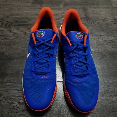 NIKE Alpha Huarache Elite 3 Florida Gators Football Turf Shoes