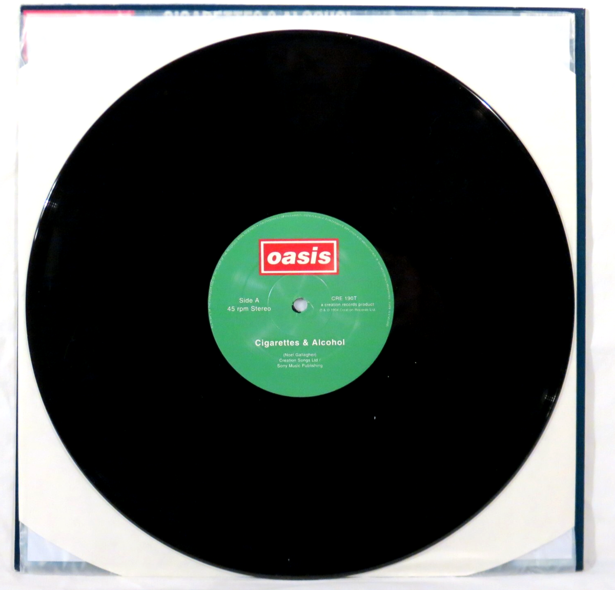 Oasis Cigarettes&Alcohol 12inch UKオリジナル Oasis Cigarettes & Alcohol UK 12