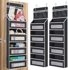 Paquete de 2 organizadores de almacenamiento para puerta con 5 estantes. neuvo.