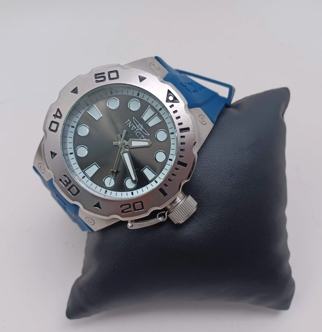 Invicta Pro Diver Tritnite Night Glow 50MM 23195 Flame Fusion Crystal Mens Watch