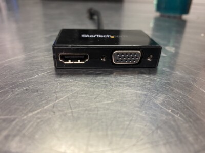 Used StarTech.com MDP2HDVGA Mini DisplayPort to HDMI and VGA (QUC012108)