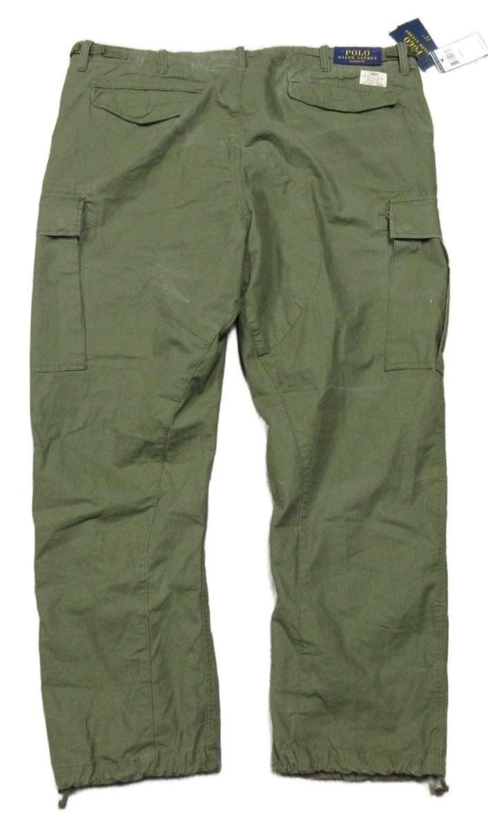 Polo Ralph Lauren Big & Tall Men's Green Classic Fit Utility Surplus Cargo  Pants