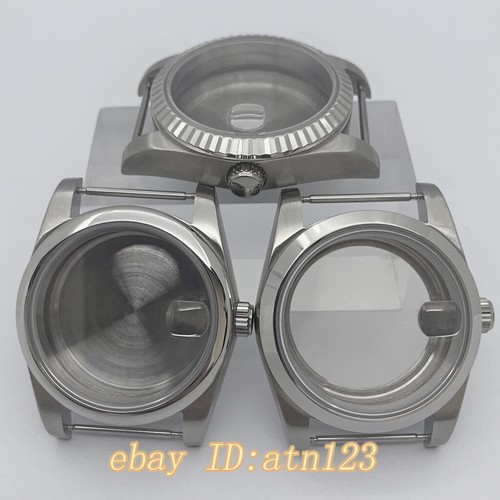 36mm/40mm Brushed watch case fit NH35 NH36 Miyota 8215 ETA 2824/2836 DG2813 3804 - 第 3/21 張圖片